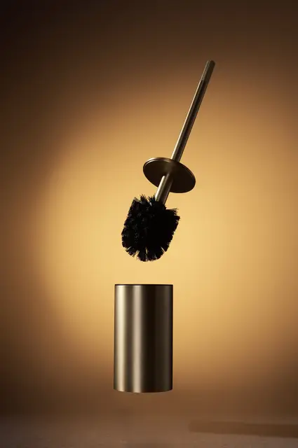 Santino Toalettbørste - Polert Stål Toalettbørste i rustfritt stål 