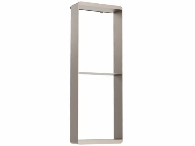 Radda Dusjhylle - Beige Matt For dusjvegg i rustfritt stål 
