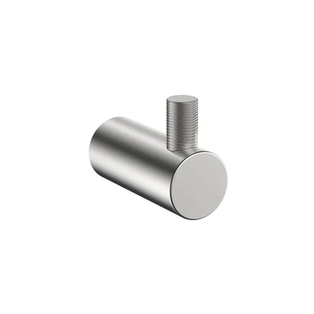 Santino Krok Liten - Børstet Stål Håndklekrok i rustfritt stål 