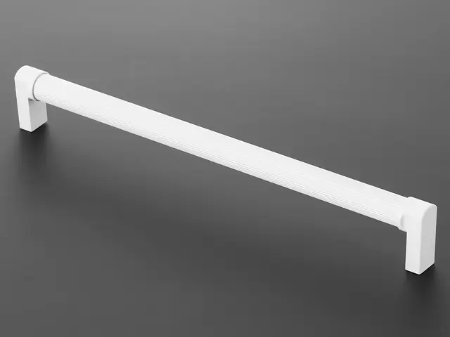 Fabio Håndtak 600 - Hvit Matt Med riller 