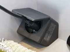 Stikkontakt Sort - for Skuff/ H&#248;yskap Med 1 meter ledning